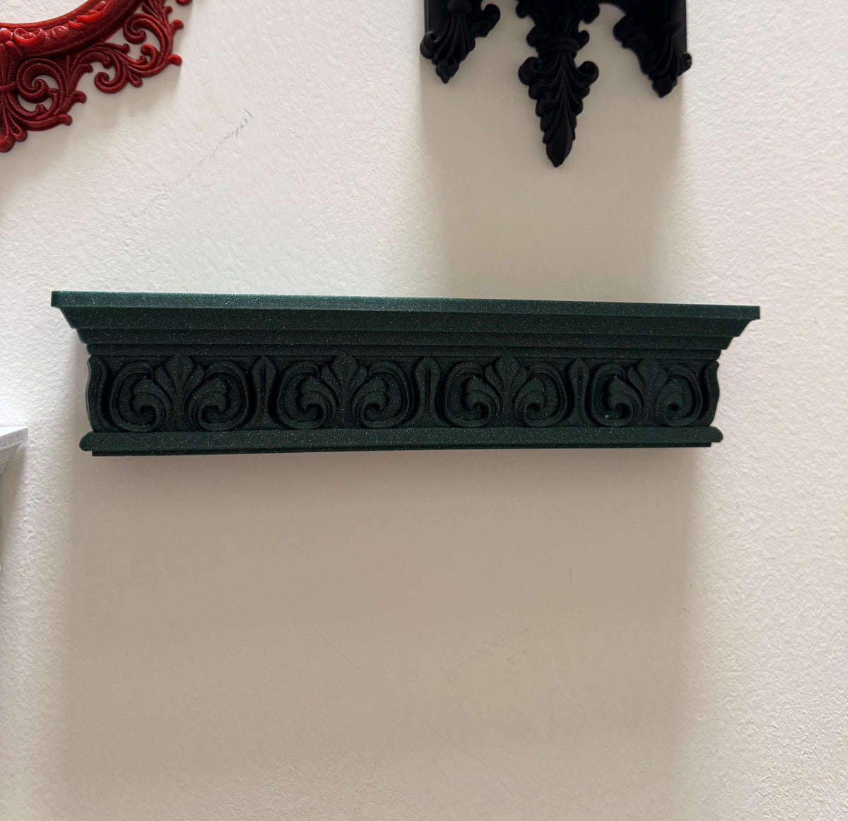 Ornate Gothic Wall Shelf – Decorative Baroque Style Floating Shelf – Wall Accent for Home Decor, product image 2