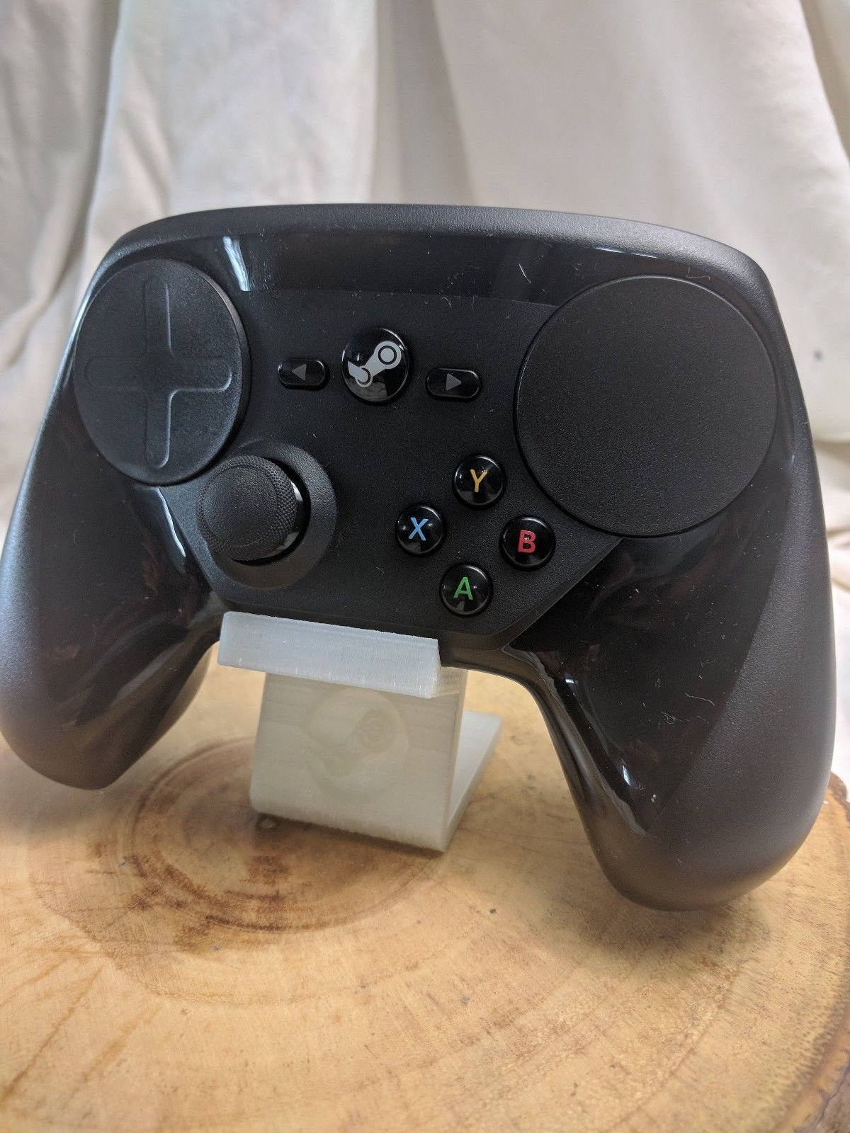 Steam Game Controller Stand Holder Color Options and Glow Mount Steam Logo