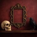 Victorian Gothic ornate rectangular wall frame — image 1 of 4