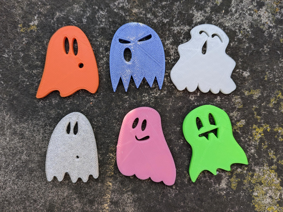 Spooky Mini Ghost Set – Halloween Party Favors, Table Scatter