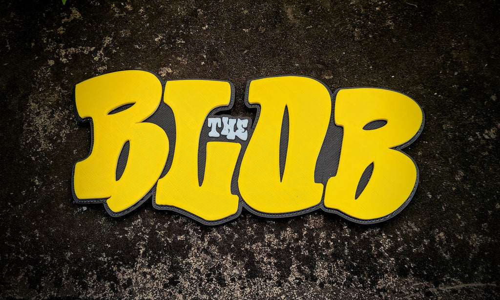 The Blob 1958 Film Sign – Movie Shelf Decor