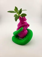 Polygonal Heart Vase with Tentacle Wrap Propagation Vase Stem Vase Unique Creepy Cute Decor Valentine’s Gift Weird Planter Geeky Room Accent