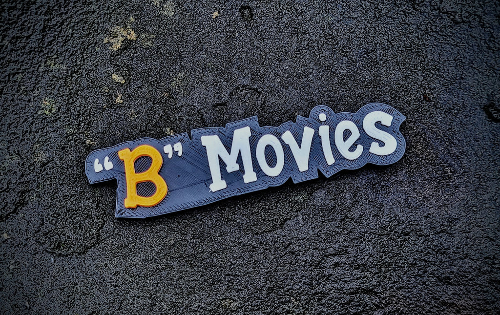 B Movies Shelf Sign — image 1 of 3