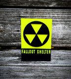 Fallout Shelter Sign – PLA Plastic Diorama Accessory
