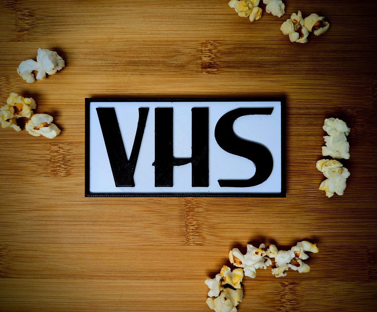 Retro VHS Sign – Vintage Style Movie Room Decor | 80s 90s Nostalgia Wall Art | Home Theater Gift for Film Lovers, product image 3