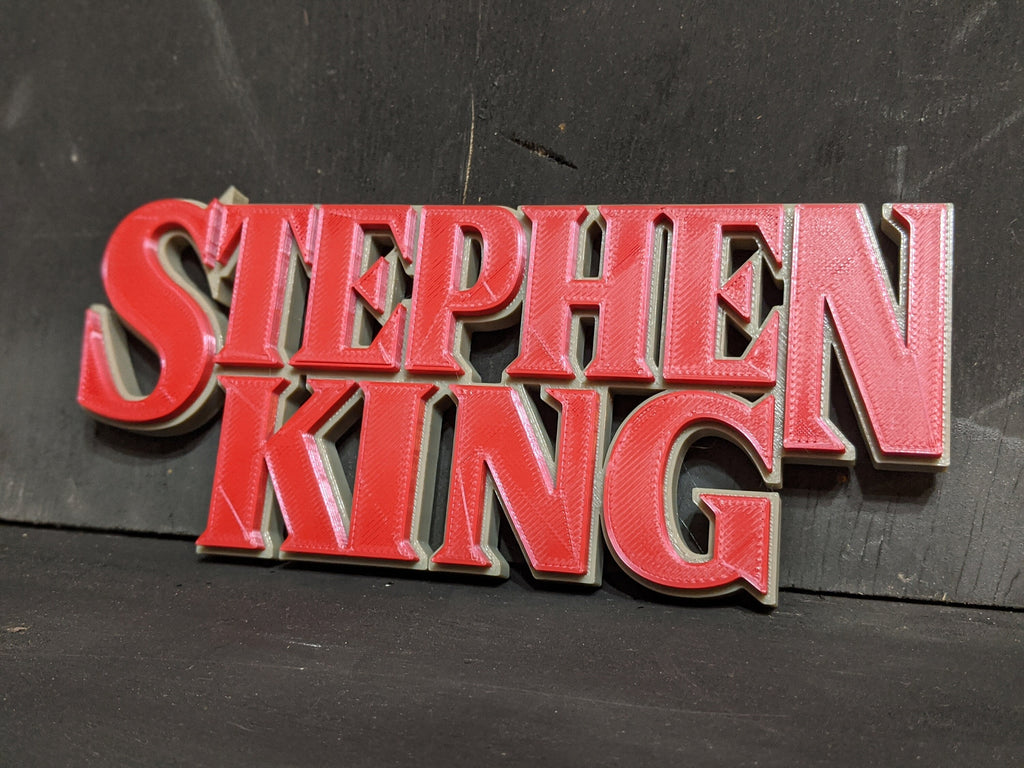 Stephen King Book Shelf Art Display Movie Room Sign - Author Bookshelf Decor or Film Fans and Collections, product image 3