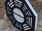 Dharma Initiative Octagon Sign – Island Station Inspired Shelf Display - Desk Art Cult Collection Sign