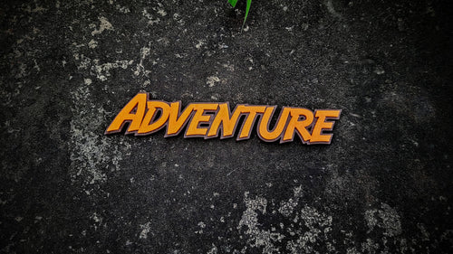 Adventure Shelf Sign — image 1 of 3