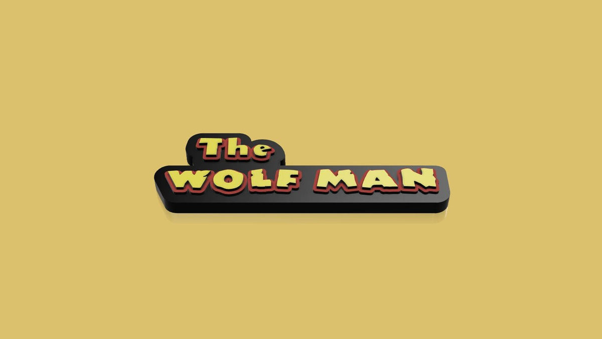 The Wolf Man Vintage - 3 Color Print