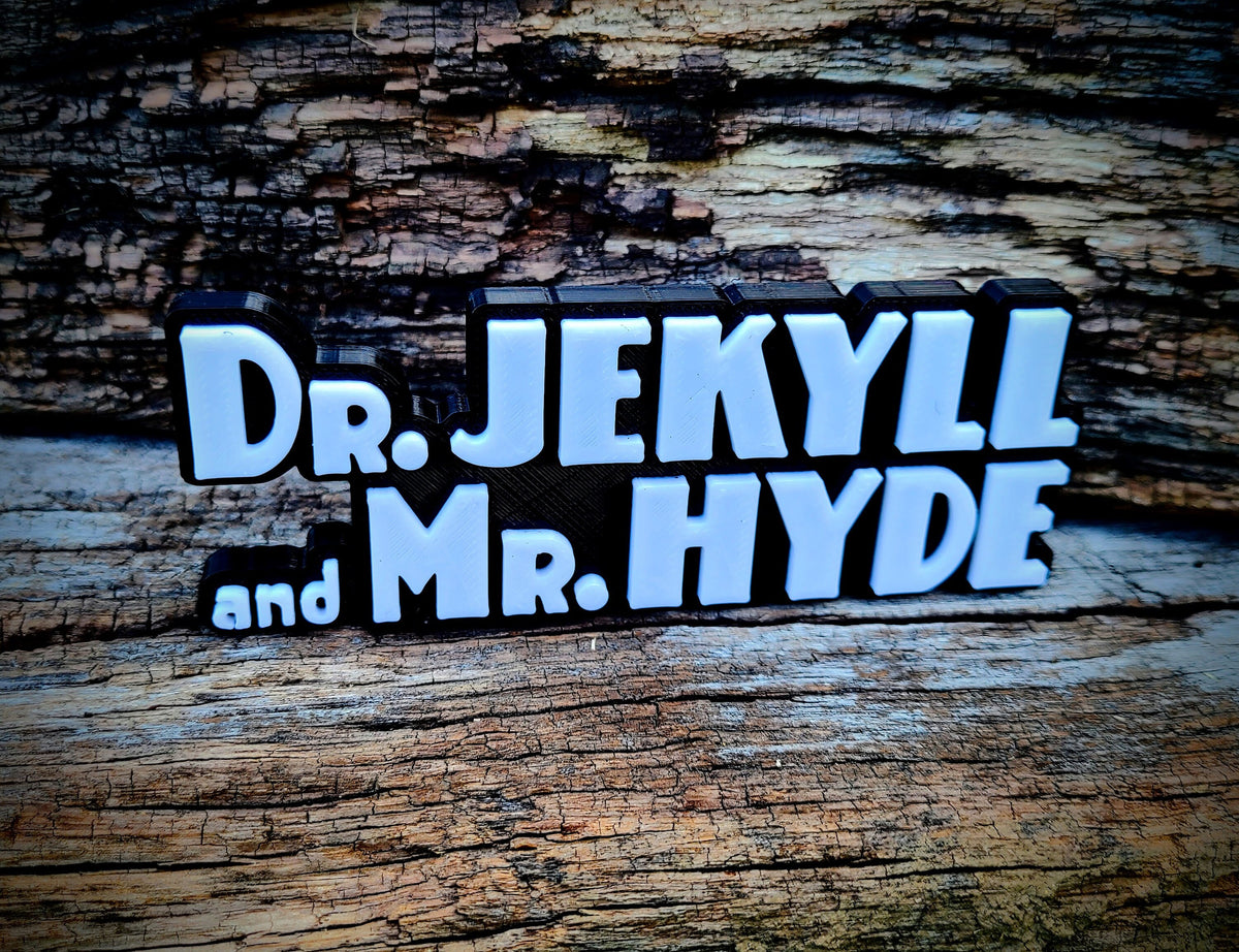 Vintage Dr. Jekyll and Mr. Hyde 1931 Movie Sign | Retro Film Decor