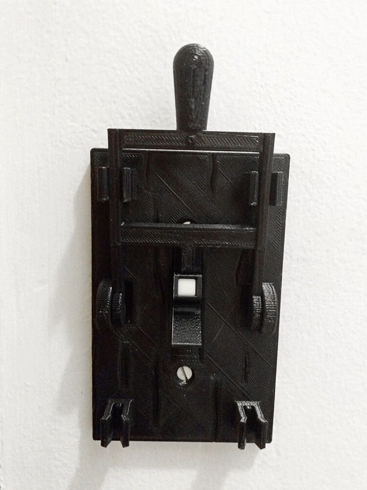 Frankenstein Light Switch 3D Printed Light Switch Cover and Handle, Frankenstein Mad Scientist Kids Bed Room, product image 8