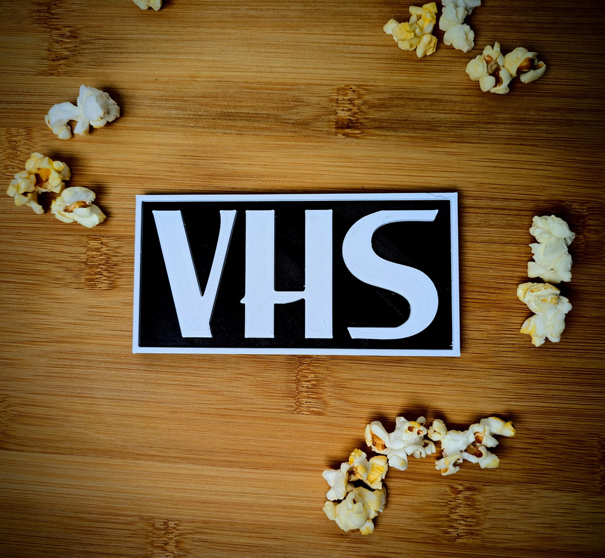 Retro VHS Sign – Vintage Style Movie Room Decor | 80s 90s Nostalgia Wall Art | Home Theater Gift for Film Lovers, product image 2