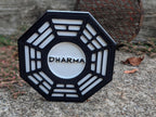 Dharma Initiative Octagon Sign – Island Station Inspired Shelf Display - Desk Art Cult Collection Sign