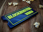 Blockbuster Video Movie Store Fan Shelf Display Collection Room Sign - Bookshelf Desk Decor for Throwback Blockbuster Video Fans, product image 1