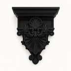 Oceanus Corbel Light Blue Wall Shelf, Coastal Seashell Wall Corbel, Ornate Beach House Decor, Nautical Shell Shelf, Coastal Wall Decor, product image 3