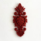 Victorian Heart Filigree Wall Accent | Baroque Scroll Decor | Gothic Wall Ornament | Small Architectural Applique | Antique Wall Detail