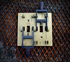 3D Printed Double Gang Frankenstein Light Switch Cover with Handles, product image 5