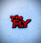 The Fly 1958 Horror Movie Logo Sign – Retro Red & Black Horror Decor, Cult Classic Sci-Fi Shelf Art