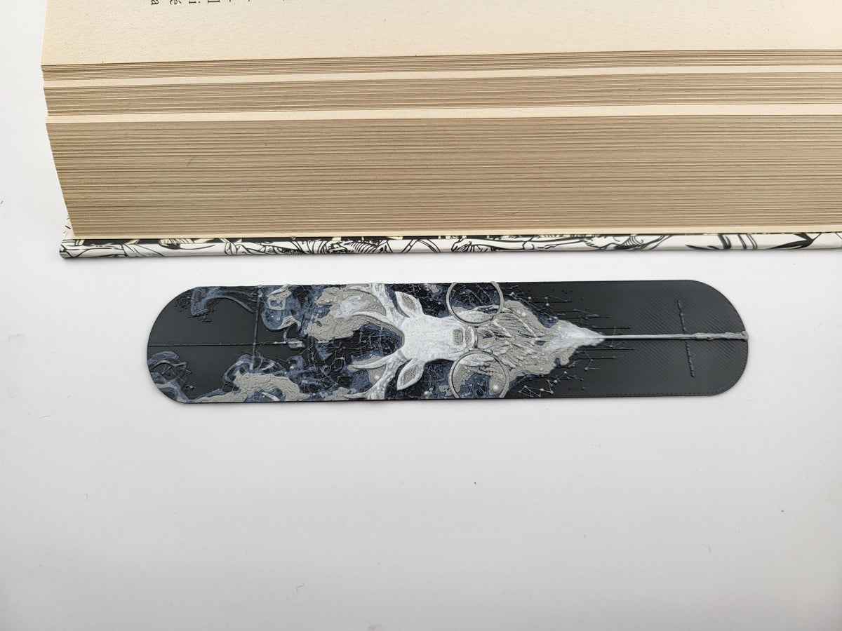 Conjuring Deer Stag Fantasy Bookmark Dark Magic Academia Page Holder Gothic Bookish Readers Gift
