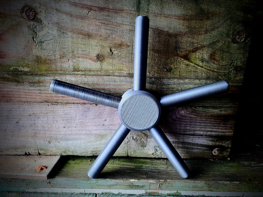 Safe Vault Handle Wheel Replica Prop, product image 5