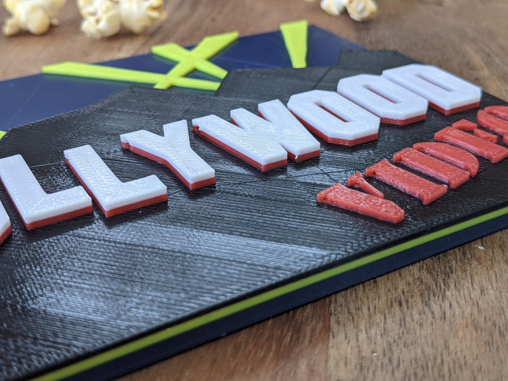 Hollywood Video Store Sign - Retro Fan Shelf Decor