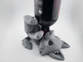 Cute Wolf Wine Bottle Holder – Wolf Pup Bottle Stand for 750ml Wine, Cute Bar & Countertop Decor