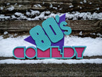 80's Comedy Movie Shelf Sign, Retro Film Decor