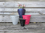 Hanging orchid pot with aerated lattice body — image 2 of 10