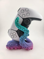 Tentacle Controller Stand for PS5 – Octopus Hentai Inspired DualSense Holder – Gamer Desk Decor – 3D Printed Gift