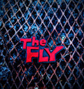 The Fly 1958 Horror Movie Logo Sign – Retro Red & Black Horror Decor, Cult Classic Sci-Fi Shelf Art