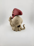 Skull & Tentacle Xbox Controller Stand – Creepy Cute Gamer Decor – 3D Printed Fantasy Stand – Halloween Gaming Gift